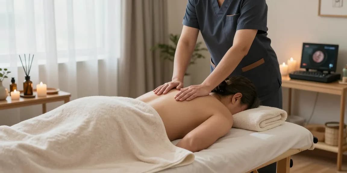 Experience premium 출장안마 in a serene home setting with professional therapy.