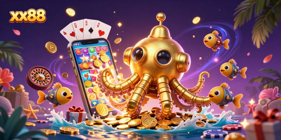Experience winning thrills at xx88 as the golden kraken emerges from riches with lively game elements.