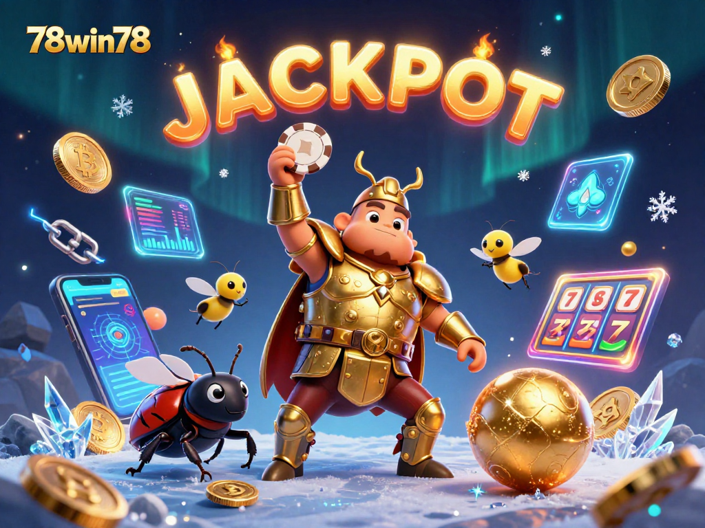 Experience thrilling wins at 78win78 with a fortunate hercules beetle symbolizing victory!