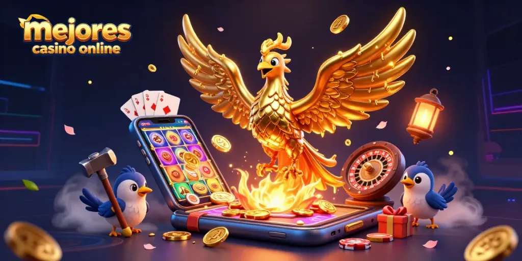 Los mejores casinos online ofrecen experiencias emocionantes con un slot en 3D y un fénix dorado.