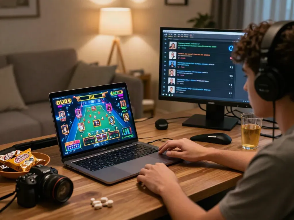 Exciting DU88 online gaming experience with a player engaged in a live casino game.