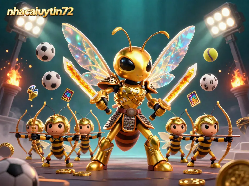 Experience thrilling gameplay with nhacaiuytin72 in this vibrant casino-themed illustration.