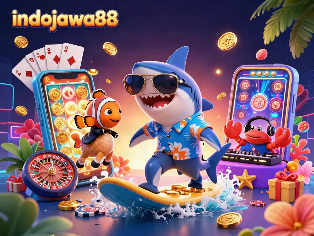 Mainkan indojawa88 dengan gaya di dunia kasino digital yang meriah dan penuh warna.