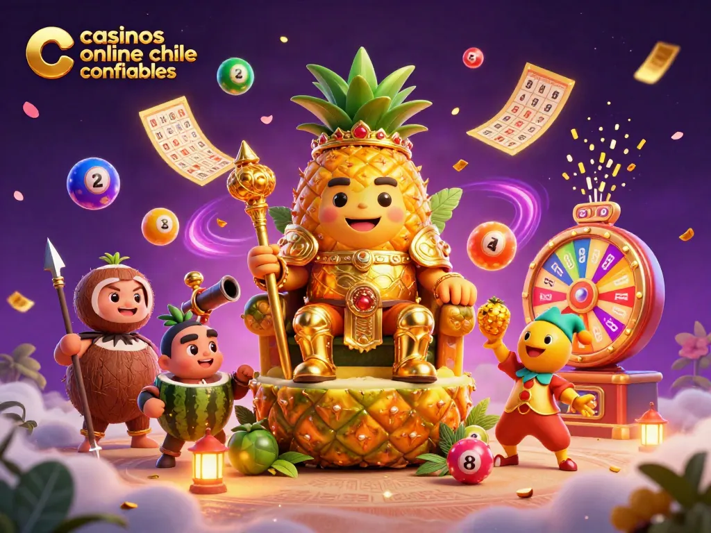 Juega en casinos online chilenos confiables con un rey piña y diversión garantizada en un ambiente vibrante.