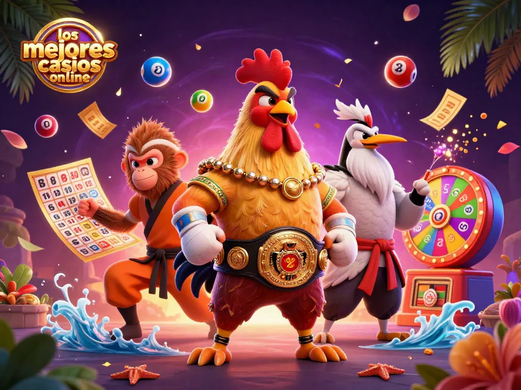 Gana grandes premios en los mejores casinos online, una escena vibrante y emocionante con acción de juego.