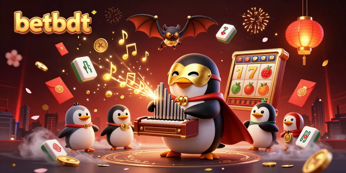 Experience excitement with betbdt, a vibrant 3D casino illustration featuring dynamic characters and gaming elements.