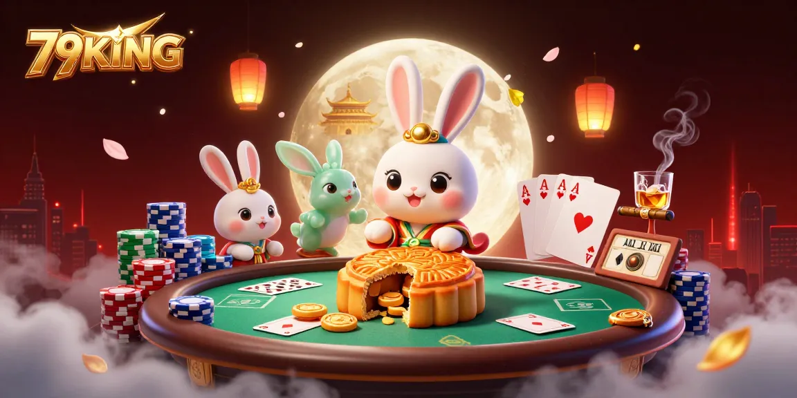 Experience thrilling poker adventures with 79KING, featuring vibrant casino elements and enchanting characters.