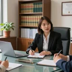 Consultation at a modern legal office with J.K. Chaudhary & Associates providing expert legal guidance.